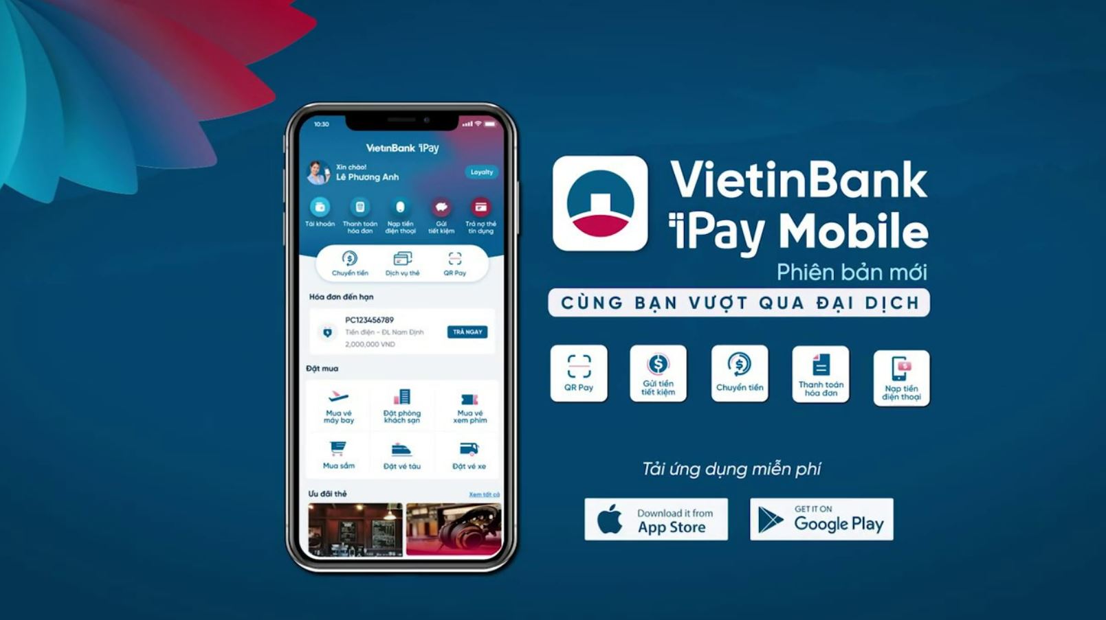 Thay đổi số điện thoại nhận SMS Banking