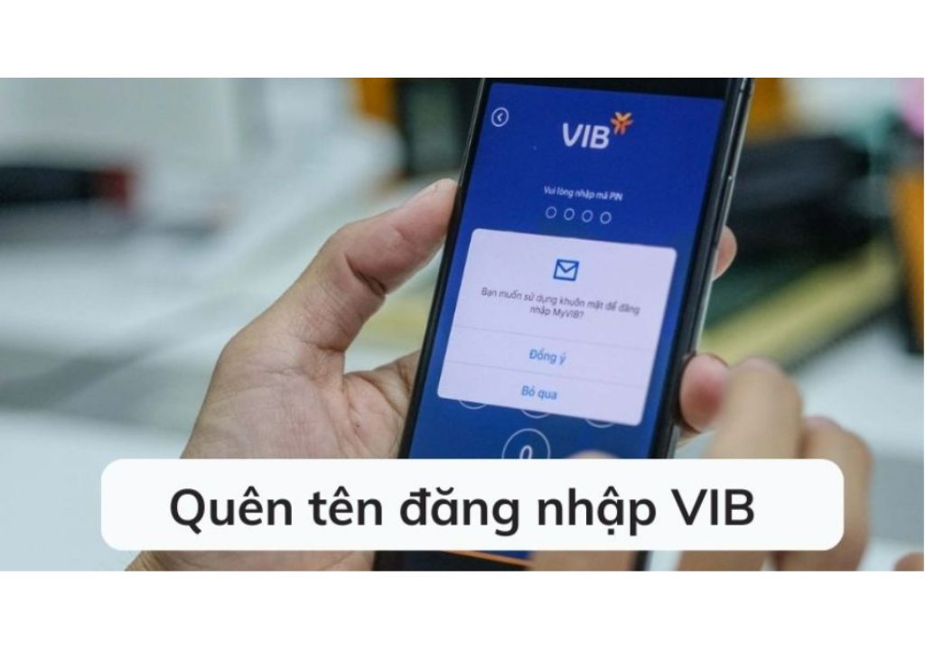 Thông tin về tên đăng nhập ứng dụng MyVIB