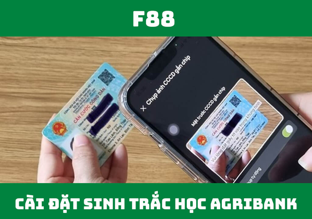 cài đặt sinh trắc học Agribank