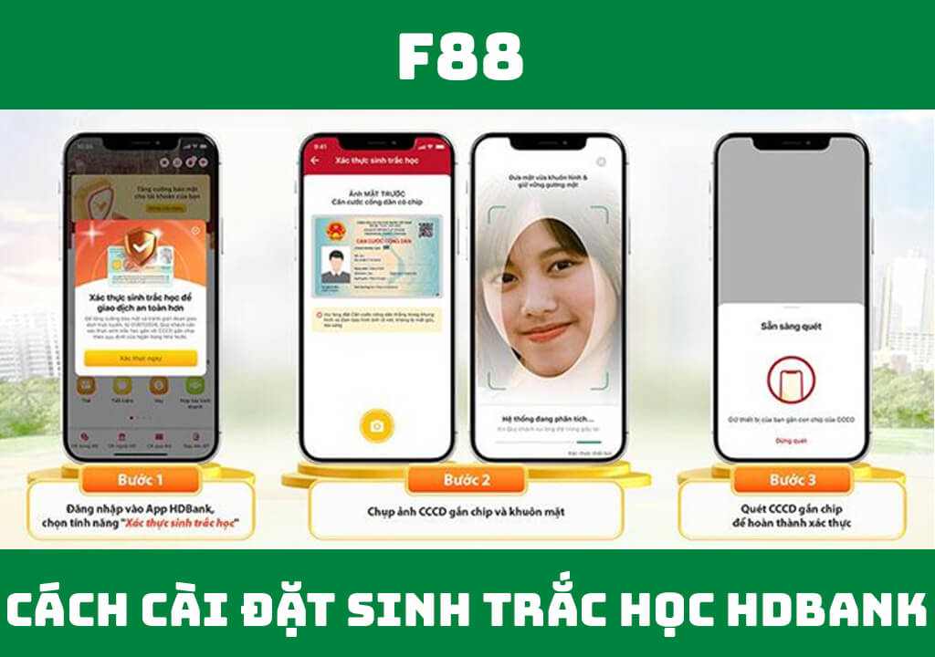 Cách cài đặt sinh trắc học HDBank