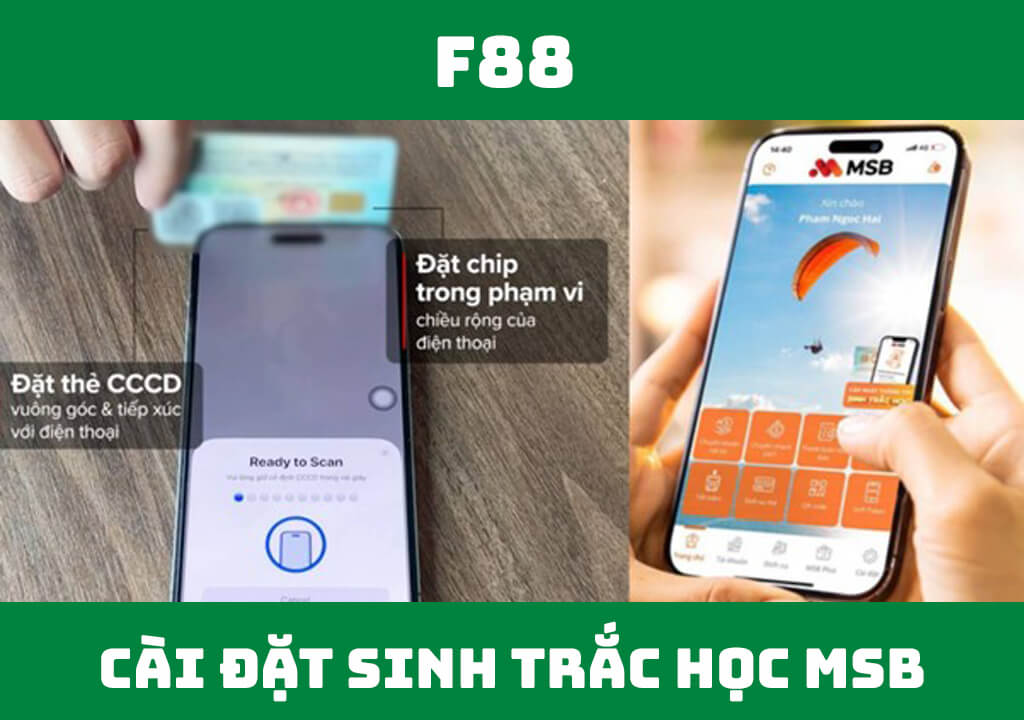 cài đặt sinh trắc học MSB