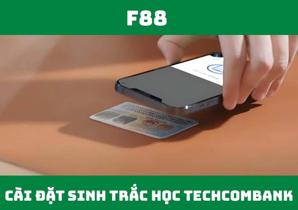 cài đặt sinh trắc học Techcombank