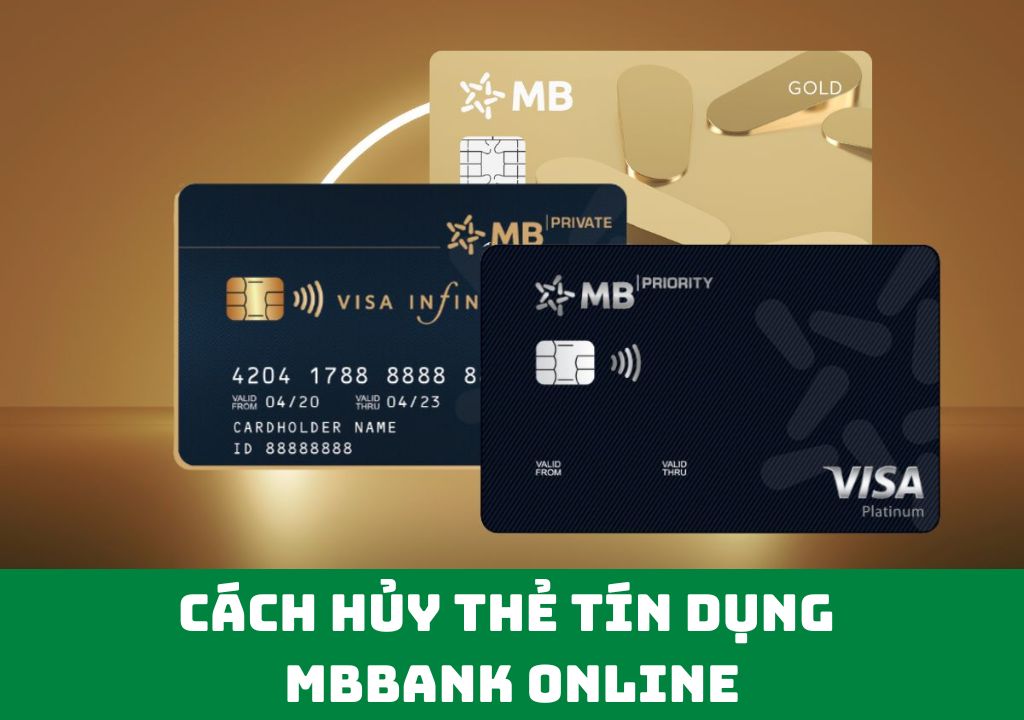 cách hủy the tín dụng mbbank online