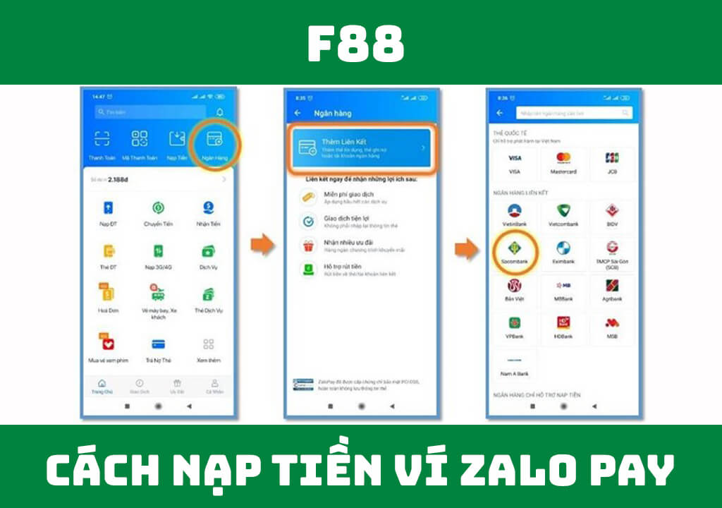 cách nạp tiền ví Zalo Pay