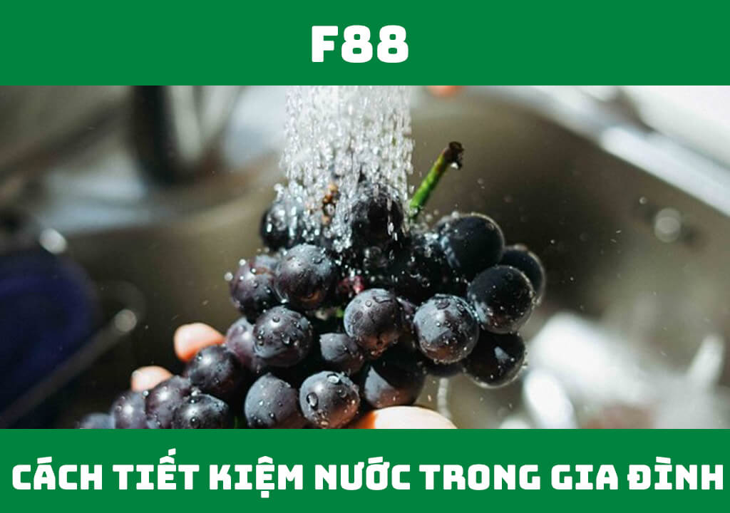 Cách tiết kiệm nước trong gia đình