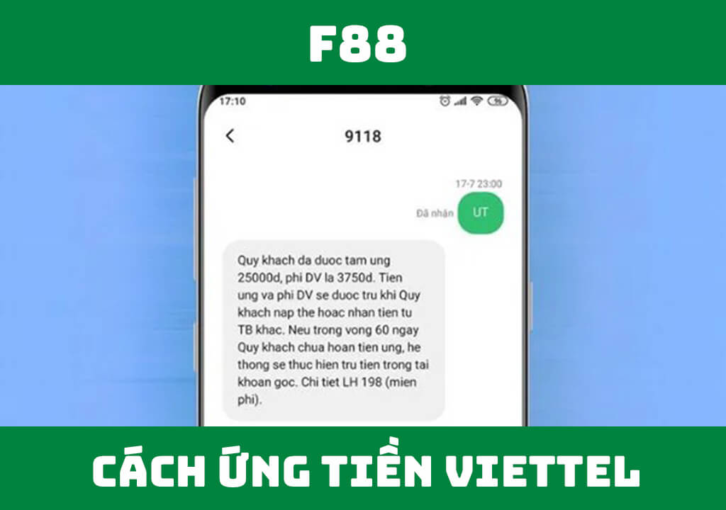 Cách ứng tiền Viettel