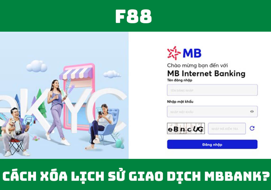 cách xóa lịch sử giao dịch MB Bank