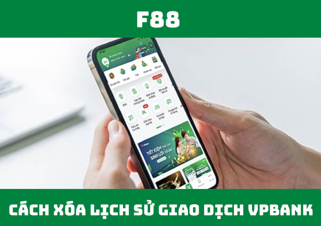 cách xóa lịch sử giao dịch VPBank