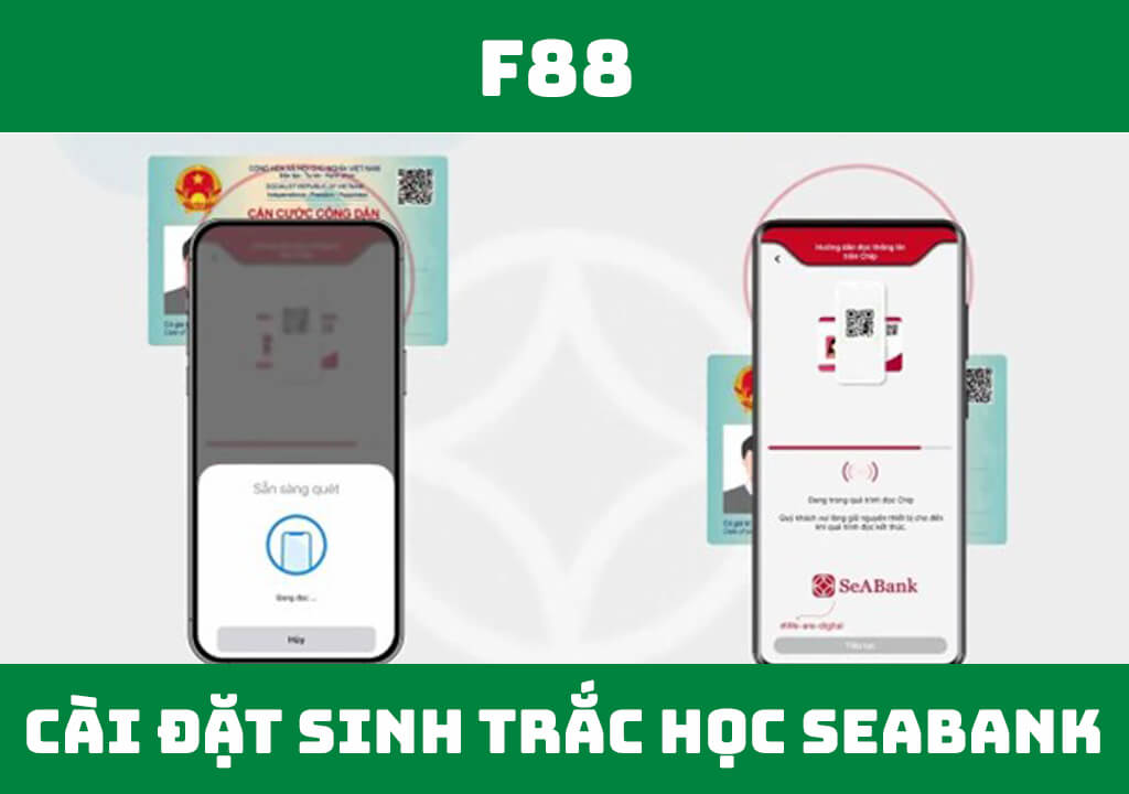 cài đặt sinh trắc học SeABank