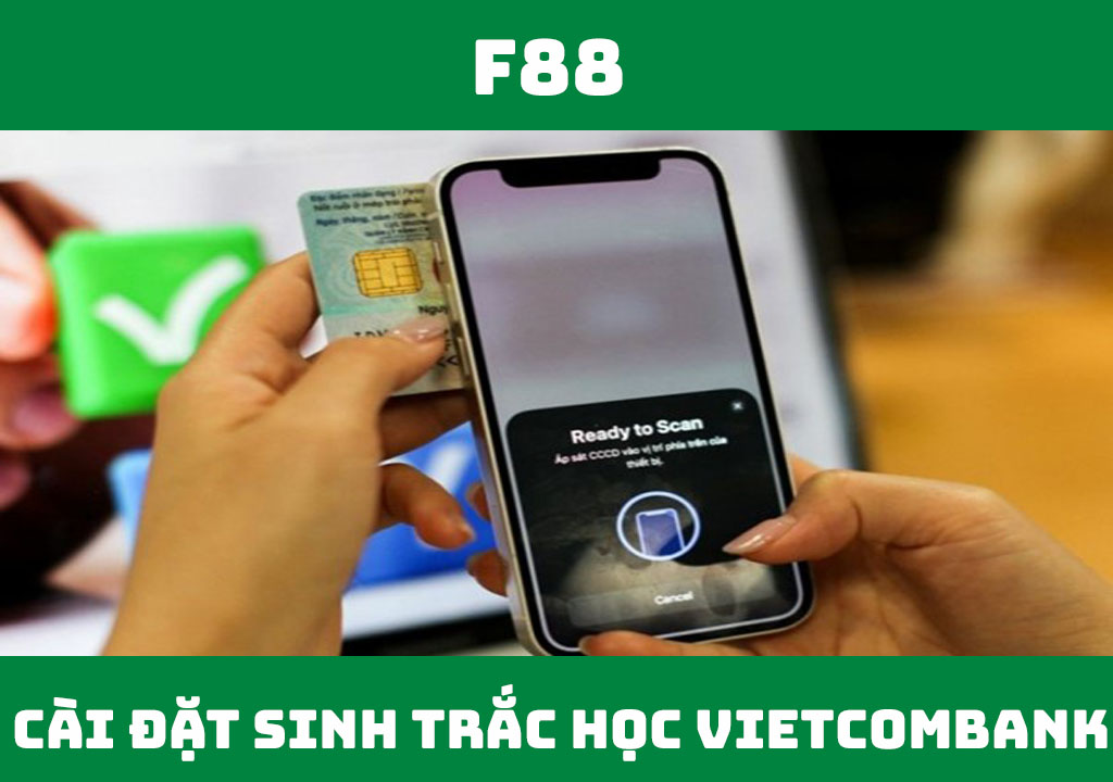 cài đặt sinh trắc học Vietcombank