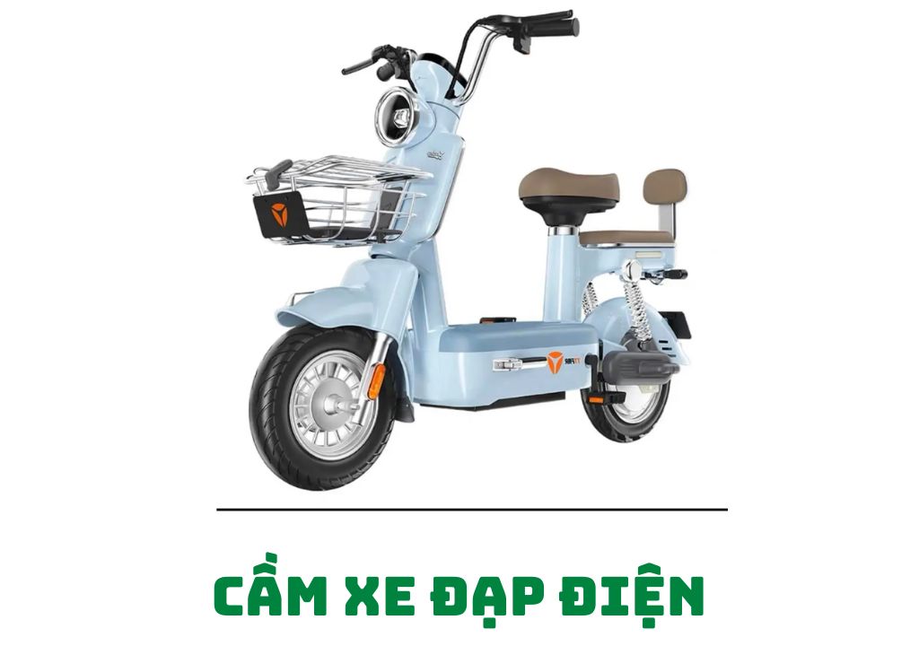 Cầm xe đạp điện