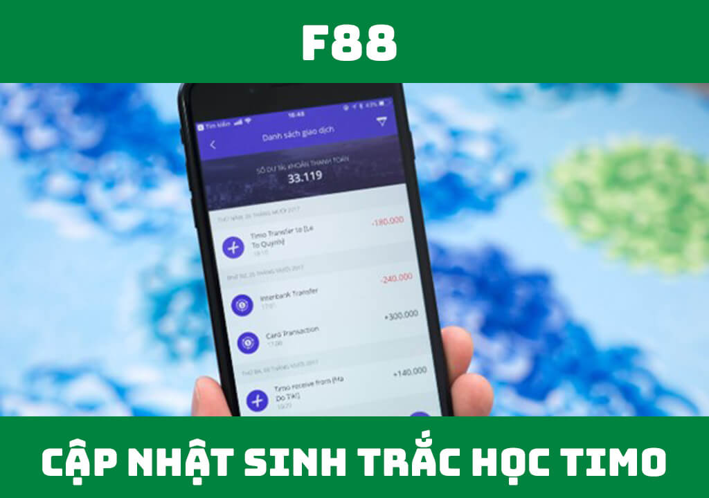 cập nhật sinh trắc học Timo