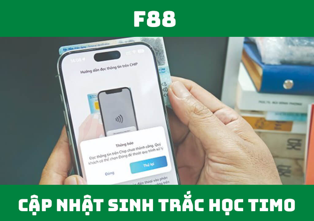 cập nhật sinh trắc học Timo