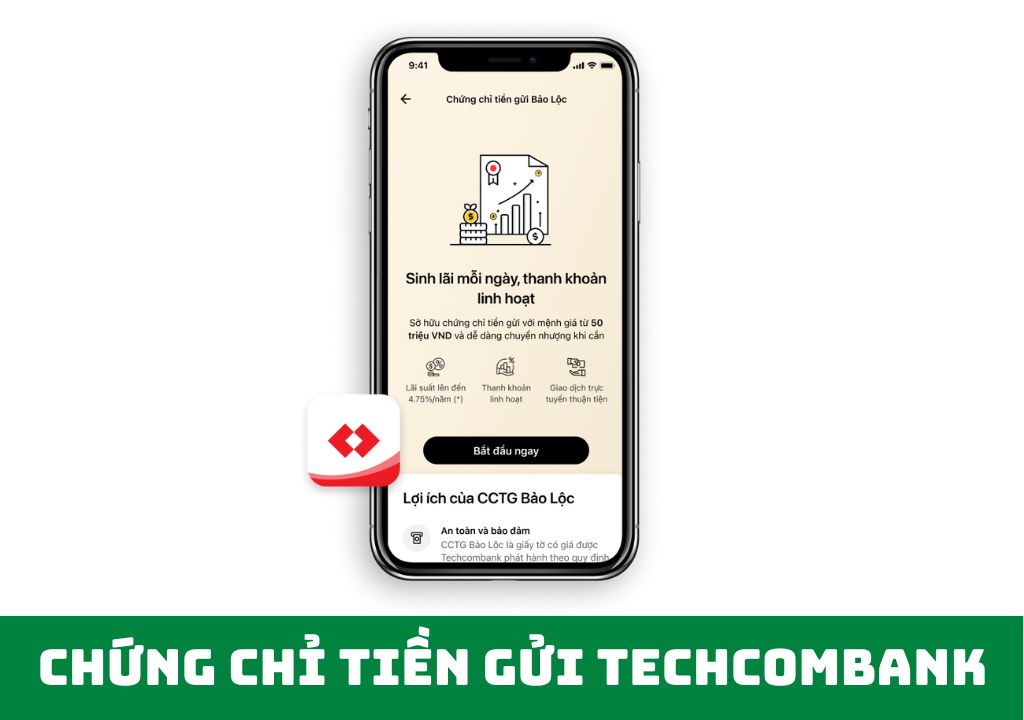 chứng chỉ tiền gửi techcombank