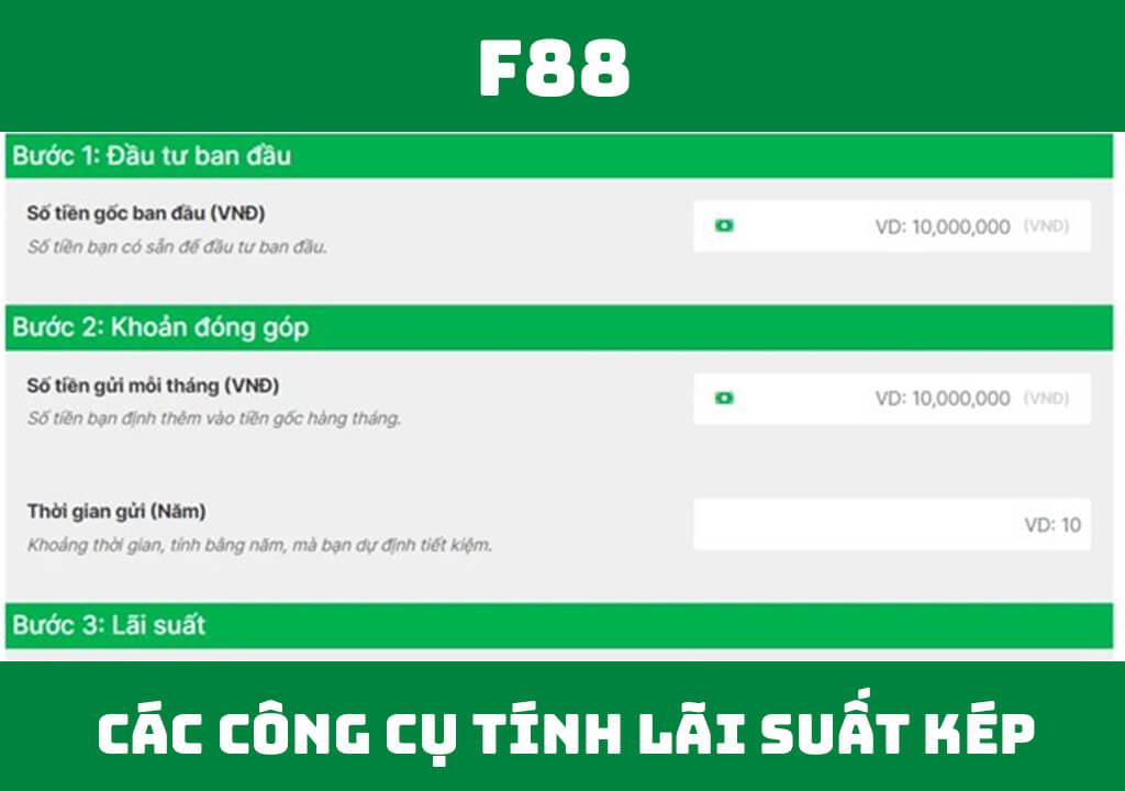 Top 3 công cụ tính lãi kép hiệu quả