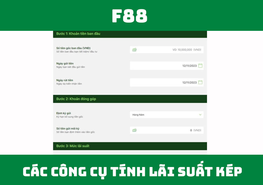 Top 3 công cụ tính lãi kép hiệu quả