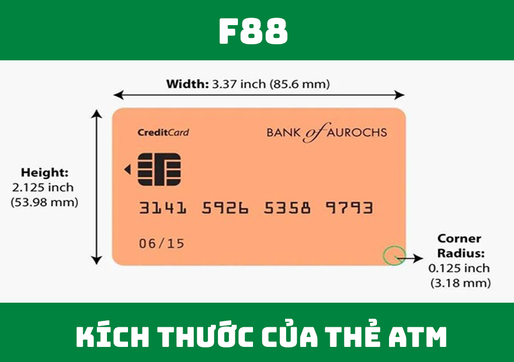 Kích thước thẻ ATM